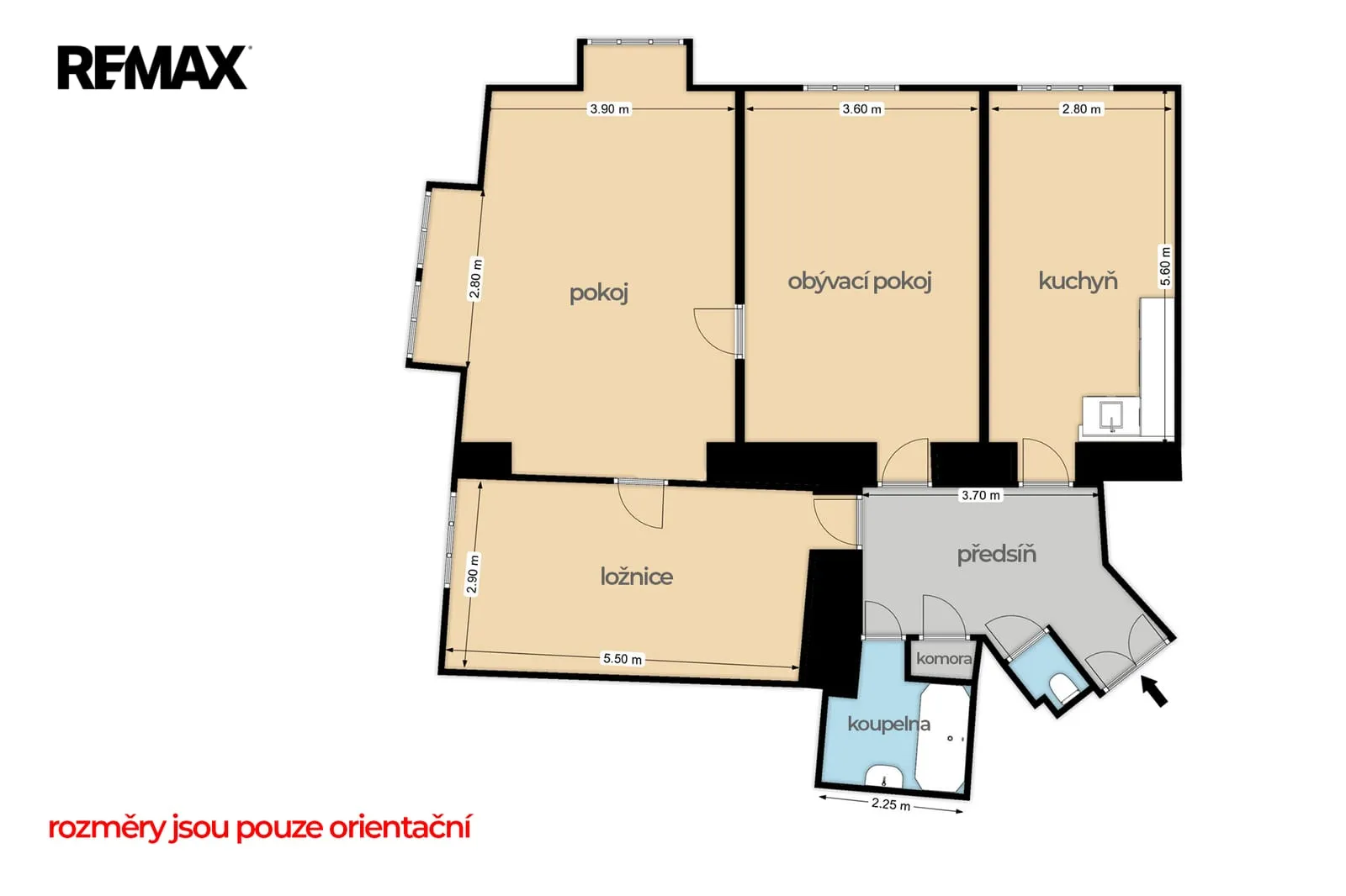 Fotografie Prodej bytu 3+1 v osobním vlastnictví 99 m², Praha 5 - Smíchov - 11